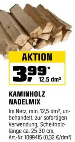 OBI KAMINHOLZ NADELMIX Angebot