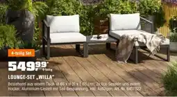OBI LOUNGE-SET ,,WILLA" Angebot