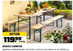 OBI BIERZELT-GARNITUR 3-teilig Angebot