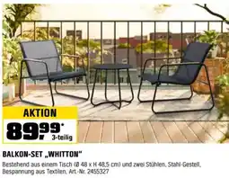 OBI BALKON-SET ,,WHITTON" 3-teilig Angebot