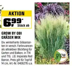 OBI GROW BY OBI GRÄSER MIX Angebot