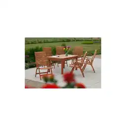 Netto Marken-Discount Merxx La Plata Set 7tlg. Seitenausziehtisch Angebot