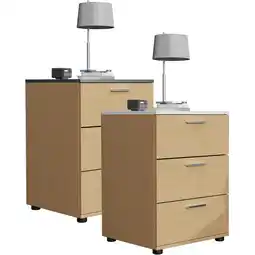 Netto Marken-Discount VCM Nachtschrank Beistelltisch Nachttisch Maße ca. H. 59 x B. 46 x T. 42 cm - Testalo Angebot