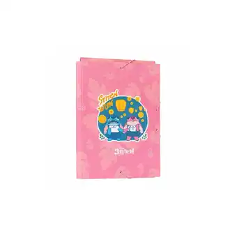 Netto Marken-Discount Mappe Gummiband A4 (24 x 34 cm) - Pinker Ordner als perfekter Angebot