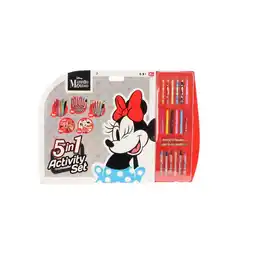 Netto Marken-Discount Minnie Mouse Schreibset Kreatives Set mit Stiften und Zubehör Angebot