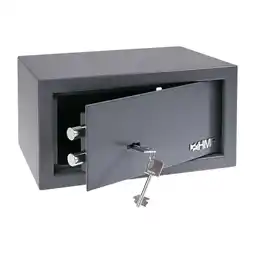 Netto Marken-Discount HMF 49217-11 Safe Tresor mit Schlüssel, Möbeltresor 31 x 17 x 25 cm Anthrazit Angebot