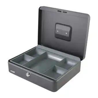Netto Marken-Discount HMF 10130-02 Geldkassette mit Münzeinsatz, 30 x 24 x 9 cm, Schwarz Angebot