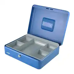 Netto Marken-Discount HMF 10130-05 Geldkassette mit Münzeinsatz, 30 x 24 x 9 cm, Blau Angebot