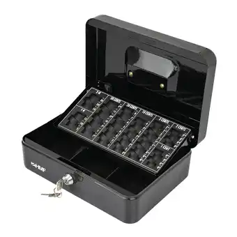 Netto Marken-Discount HMF 10022-02 Geldkassette mit Münzzählbrett, 25 x 18 x 9 cm, Schwarz Angebot