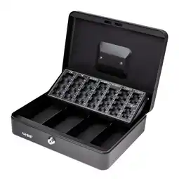 Netto Marken-Discount HMF 4215-02 Geldkassette mit Münzzählbrett, 30,5 x 24 x 8,5 cm, Schwarz Angebot