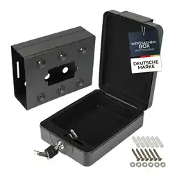 Netto Marken-Discount HMF 307-02 Anschraubbare Dokumentenbox, 20,0 x 15,5 x 7,0 cm, Schwarz Angebot
