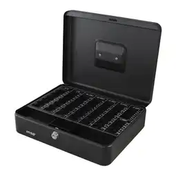 Netto Marken-Discount HMF 108-02 Geldkassette mit Münzzählbrett, 30 x 24 x 9 cm, Schwarz Angebot