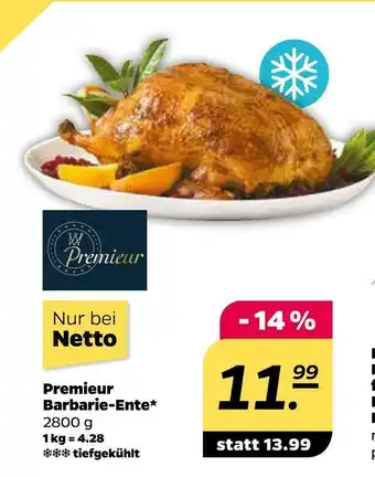 NETTO Premieur barbarie-ente Angebot