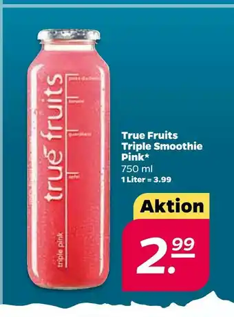 NETTO True fruits triple smoothie pink Angebot