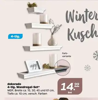 NETTO Dekorado wandregal-set Angebot