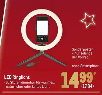 METRO Led ringlicht Angebot