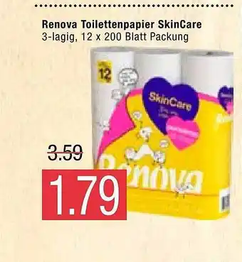 Marktkauf Renova Toilettenpapier Skincare Angebot