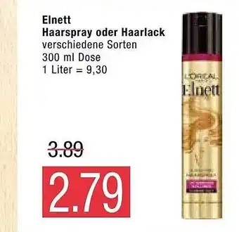 Marktkauf Elnett Haarspray Oder Haarlack 300ml Angebot