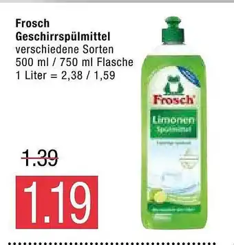 Marktkauf Frosch Geschirrspülmittel 500ml/750ml Angebot
