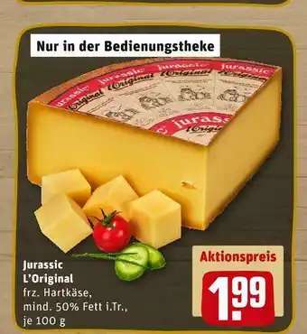 REWE Jurassic l’original hartkäse Angebot