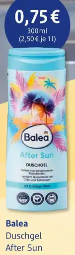 dm drogerie Balea Duschgel After Sun Angebot