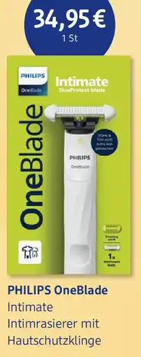 dm drogerie PHILIPS OneBlade Intimate Angebot