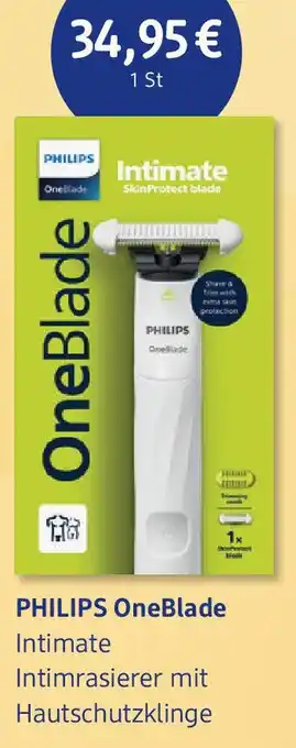 dm drogerie PHILIPS OneBlade Intimate Angebot