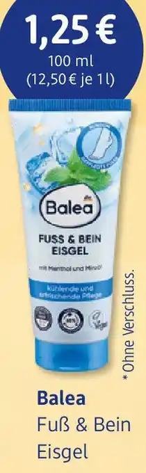 dm drogerie Balea Fuẞ & Bein Eisgel Angebot
