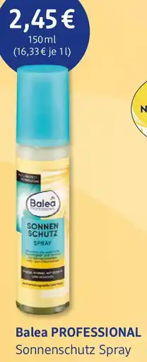 dm drogerie Balea PROFESSIONAL Sonnenschutz Spray Angebot