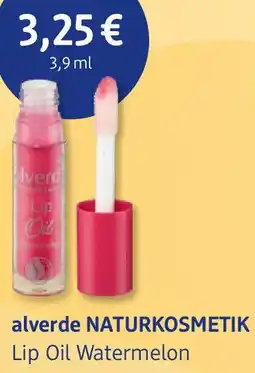dm drogerie alverde NATURKOSMETIK Lip Oil Watermelon Angebot