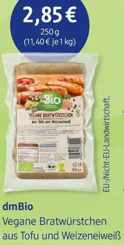dm drogerie dmBio Vegane Bratwürstchen Angebot
