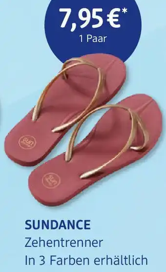 dm drogerie SUNDANCE Zehentrenner Angebot