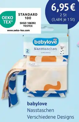 dm drogerie babylove Nasstaschen Angebot