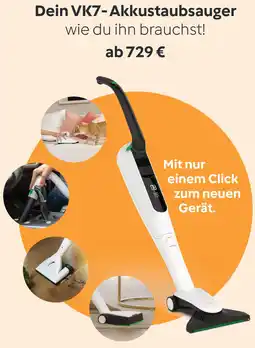 Vorwerk Dein VK7-Akkustaubsauger Angebot