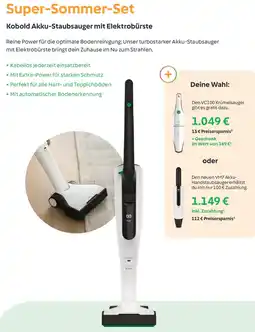 Vorwerk Kobold Akku-Staubsauger mit Elektrobürste Angebot