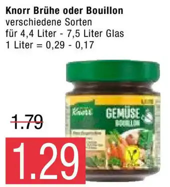 Marktkauf Knorr Brühe oder Bouillon 4,4L-7,5L Angebot