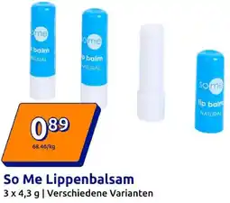 Action So Me Lippenbalsam Angebot