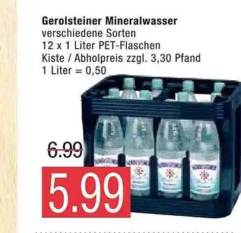 Marktkauf Gerolsteiner Mineralwasser 12x1L Angebot