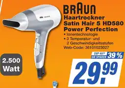 K+B Expert BRAUN Haartrockner Satin Hair 5 HD580 Power Perfection Angebot