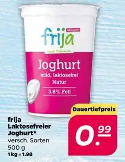 NETTO frija Laktosefreier Joghurt Angebot