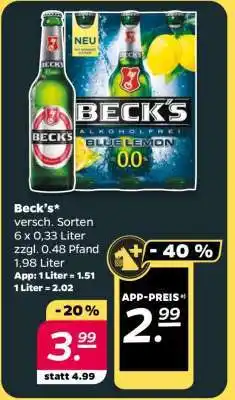 NETTO Beck's Angebot