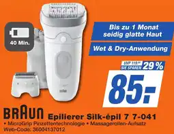 K+B Expert BRAUN Epilierer Silk-épil 7 7-041 Angebot