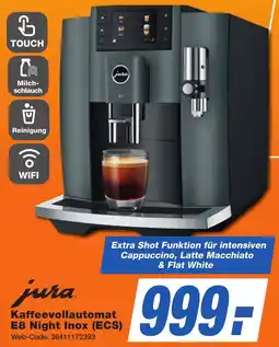 K+B Expert jura Kaffeevollautomat E8 Night Inox (ECS) Angebot