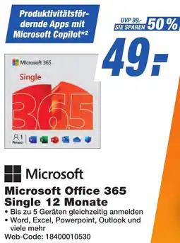 K+B Expert Microsoft Office 365 Single 12 Monate Angebot