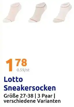Action Lotto Sneakersocken Angebot