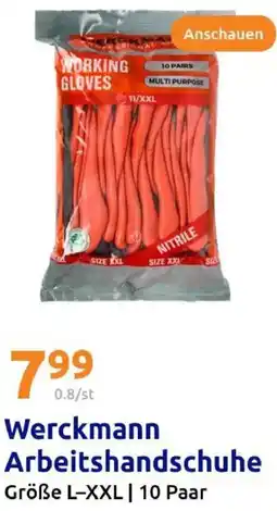 Action Werckmann Arbeitshandschuhe Angebot
