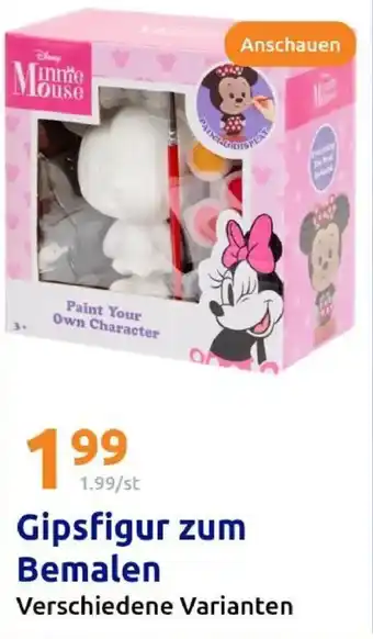 Action Gipsfigur zum Bemalen Angebot