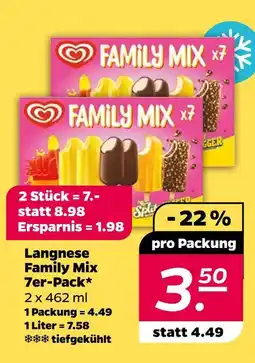 NETTO Langnese family mix 7er-pack Angebot