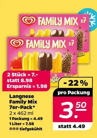 NETTO Langnese family mix 7er-pack Angebot