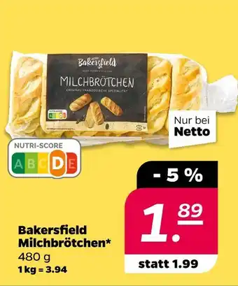 NETTO Bakersfield milchbrötchen Angebot